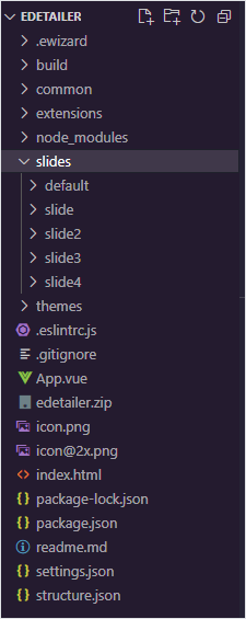 Slide directory